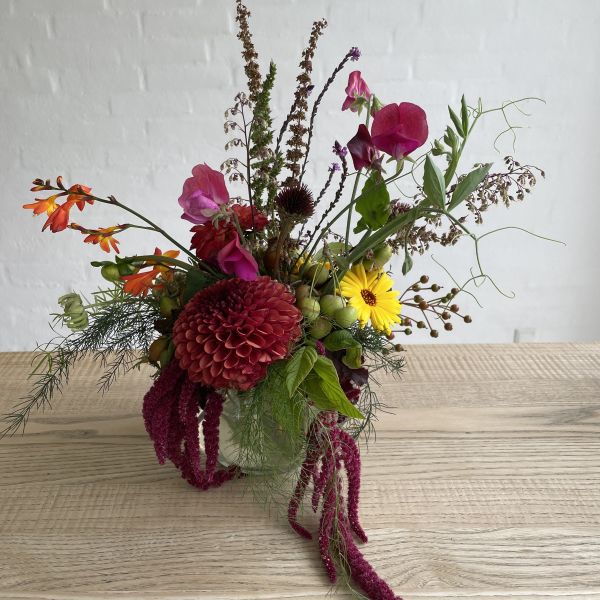 Madley rille vase Leje af bubble vase