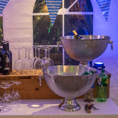 Champagnebowle Leje af champagnebowle