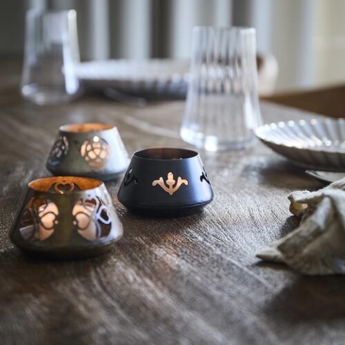 Messing fyrfadsstage Leje af messing fyrfadsstage